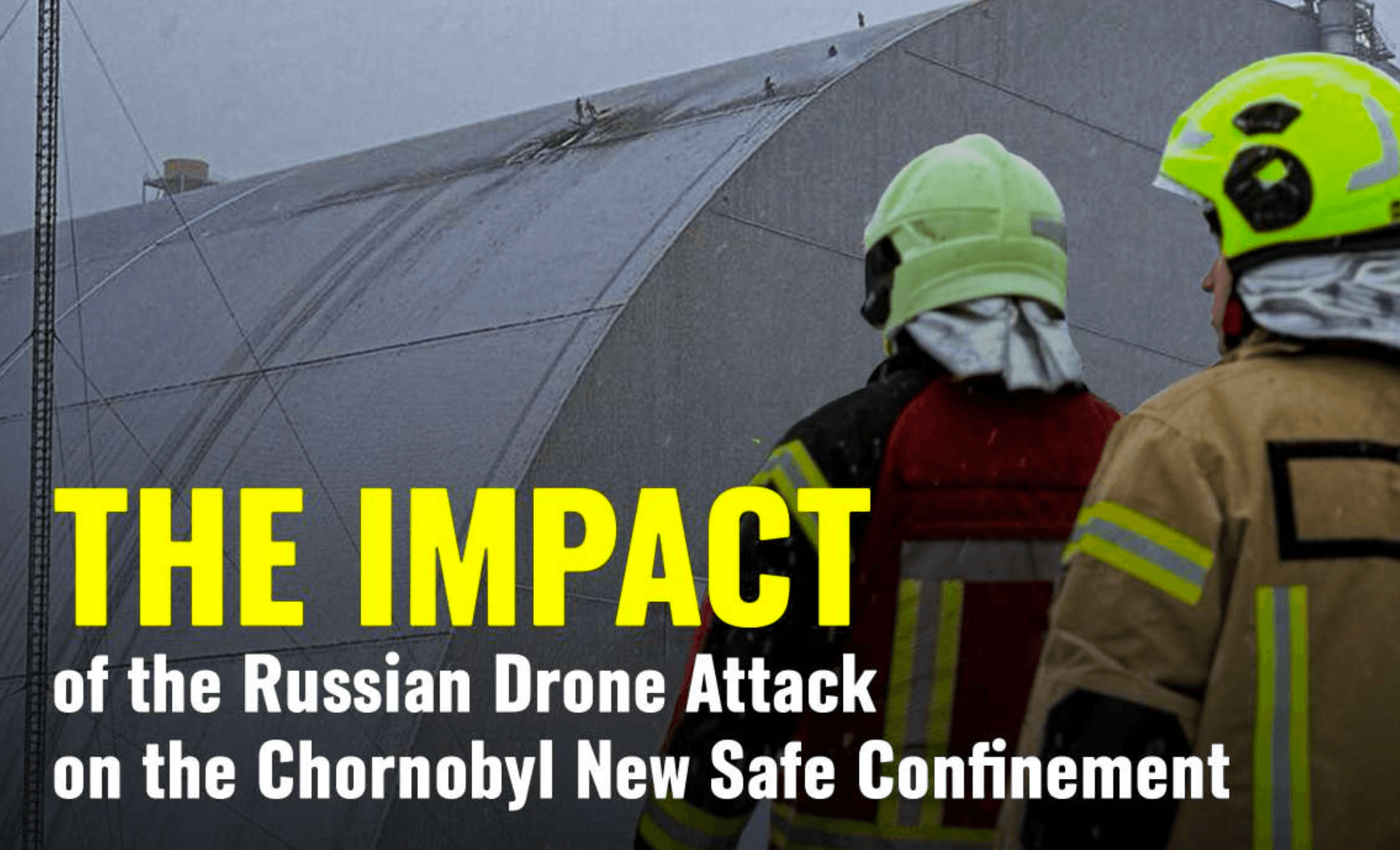 Russian Drone attac on Chornobyl
