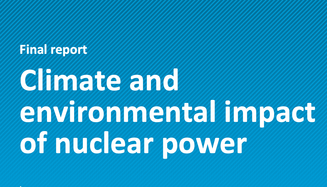 Climate and environmental impact of nuclear power
